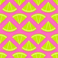 Fresh Lime Slices Vector Background