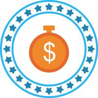 Vector Dollar Timer Icon