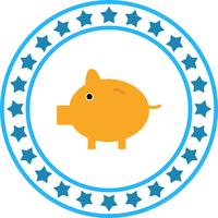 Icono de Vector Piggy Bank