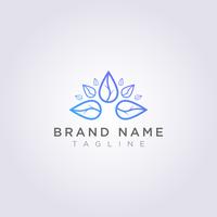 Leaves Logo Design Luxury for Your Business or Brand vector