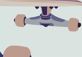 Skateboard vector background