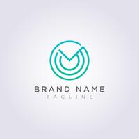 Design a Circle Logo with decorations in it for your Business or Brand vector