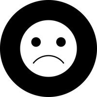 Vector Sad Emoji Icon