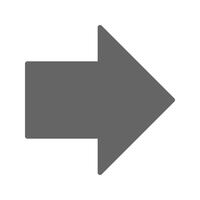 Vector Rightward Arrow  Icon