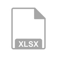 Vector XLSX Icon