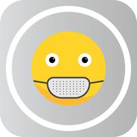 Vector Medical Mask Emoji Icon