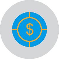  Vector Dollar Target Icon