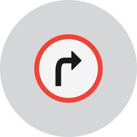 Vector Turn Right Icon