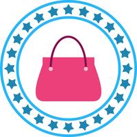 Vector icono de bolsa de dama