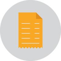 Vector Receipt Icon