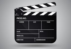 Slate of director film. Illustration Vector EPS10.
