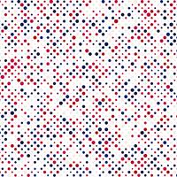 Dotted pattern background in red white and blue colours  vector