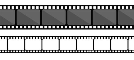 Film strip collection. Vector Isolate on white background.