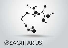 Zodiacal on gray background. vector