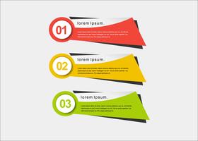 Colorful creative modern vector presentation banners