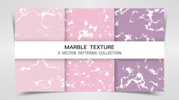 Backgrounds and Textures of Marble Premium Set Patterns Collection Template. vector