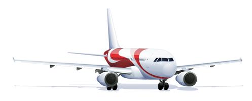 Accurate aeroplane illustration vector