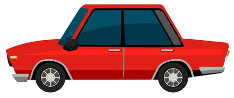 A vinatge car on white background vector