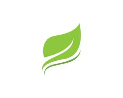 green leaf ecology nature element vector icon 