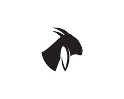 Goat head Logo Template vector 