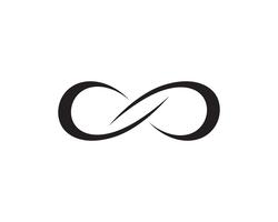 Infinito logo y símbolo plantilla vector iconos