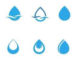 water drop Logo Template vector illustration design 