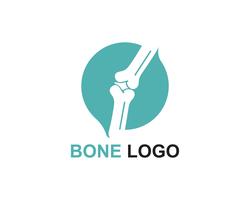 Bone logo vector template vector