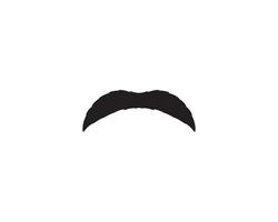 plantilla de vector logo bigote