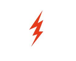 Vector de plantilla de logotipo Flash thunderbolt