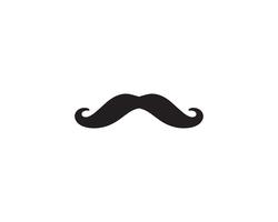 moustache logo vector template