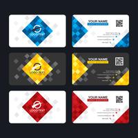 Colorful Business Card Collection vector