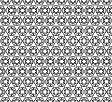 Seamless stars deco art pattern vector