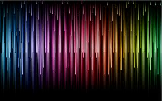 hermosa línea de gota con fondo de color arco iris vector