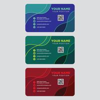 Colorful Business Card Collection vector