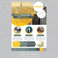 Colorful Flyer Business Brochure Design vector