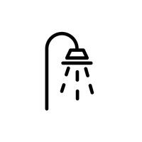 Vector icono de ducha
