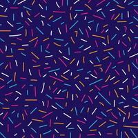 Abstract colorful lines pattern memphis retro style vector