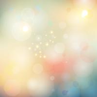Abstract blurred bokeh lights soft color background. vector