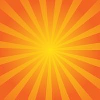 Fondo anaranjado de la luz del sol de la historieta cómica abstracta del verano. Ilustracion vectorial vector