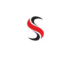 Logotipo corporativo de la empresa S vector