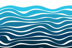 Curved line background with beautiful water waves that look modern. vector