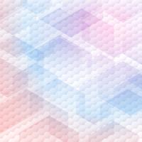 Abstract colorful hexagons pattern on white background. vector