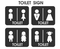 Men and Women Toilet sign icon themes That looks simple and modern. Illustration Vector EPS10.