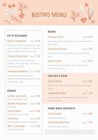 One Page Menu Template