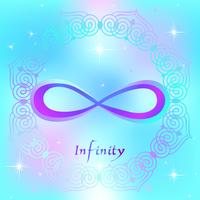 Sacred sign. The sign of infinity. Spiritual energy. Alternative medicine. Esoteric. Vector. vector