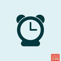 Alarm clock icon vector