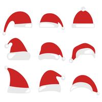 Gorro de navidad santa claus vector