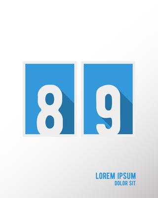 Font long shadow