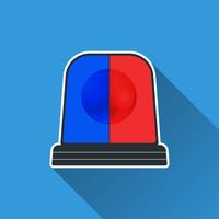 Flasher light icon vector