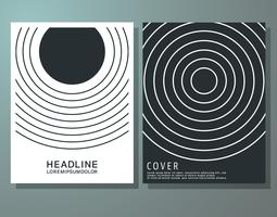 Cover brochures template vector